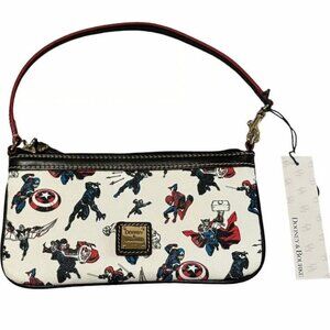RARE Dooney & Bourke Marvel Avengers Wristlet Clutch